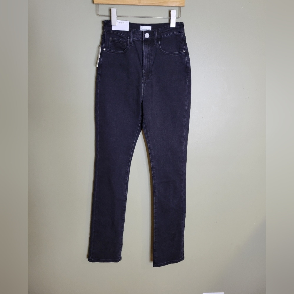 WeWoreWhat Black Stretch Stacked Skinny Jeans Size 26 NWT